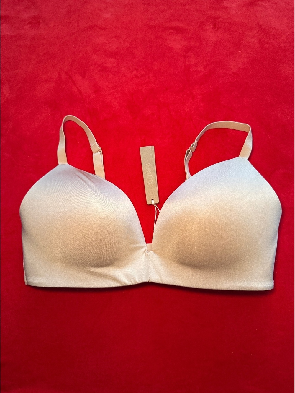Skims Wireless Form T Shirt Bra Color Clay Size 36D